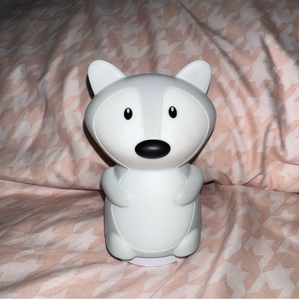 Cute White Fox Night Light and Bluetooth Speaker Vivitar
